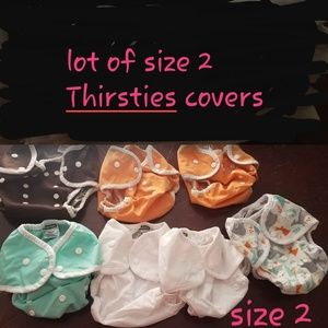 Size 2 Thirsties covers lot